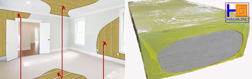 bông khoáng rockwool cách âm tốt