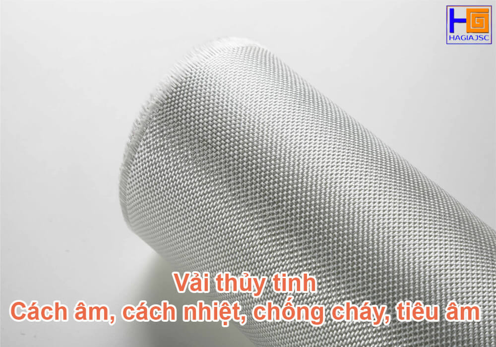 Vải thủy tinh cách âm, cách nhiệt, chống cháy, tiêu âm